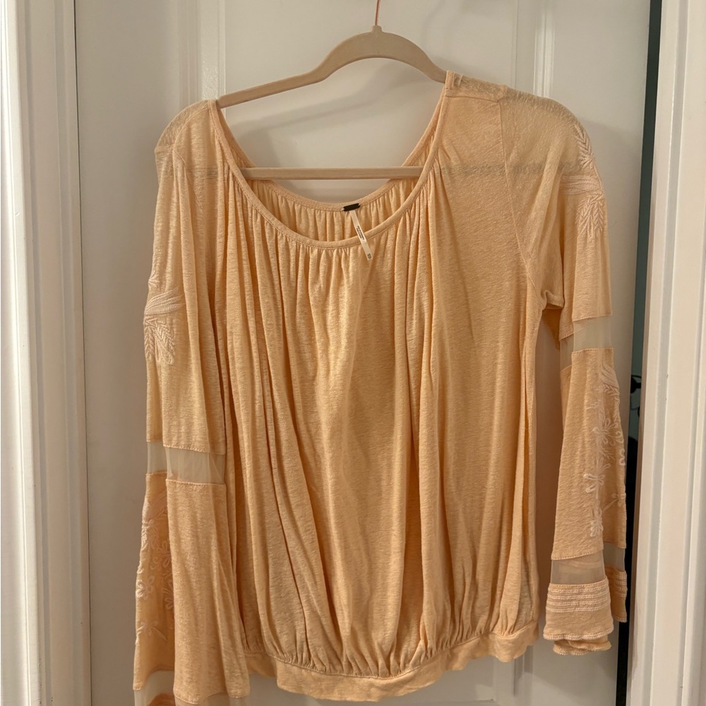 Free people Women's Cream Top